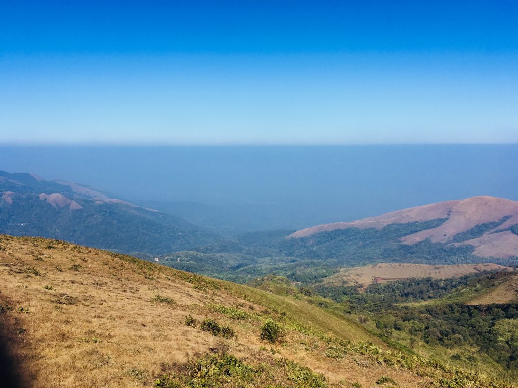 View from Mullayanagiri Peak, Chikkamagaluru