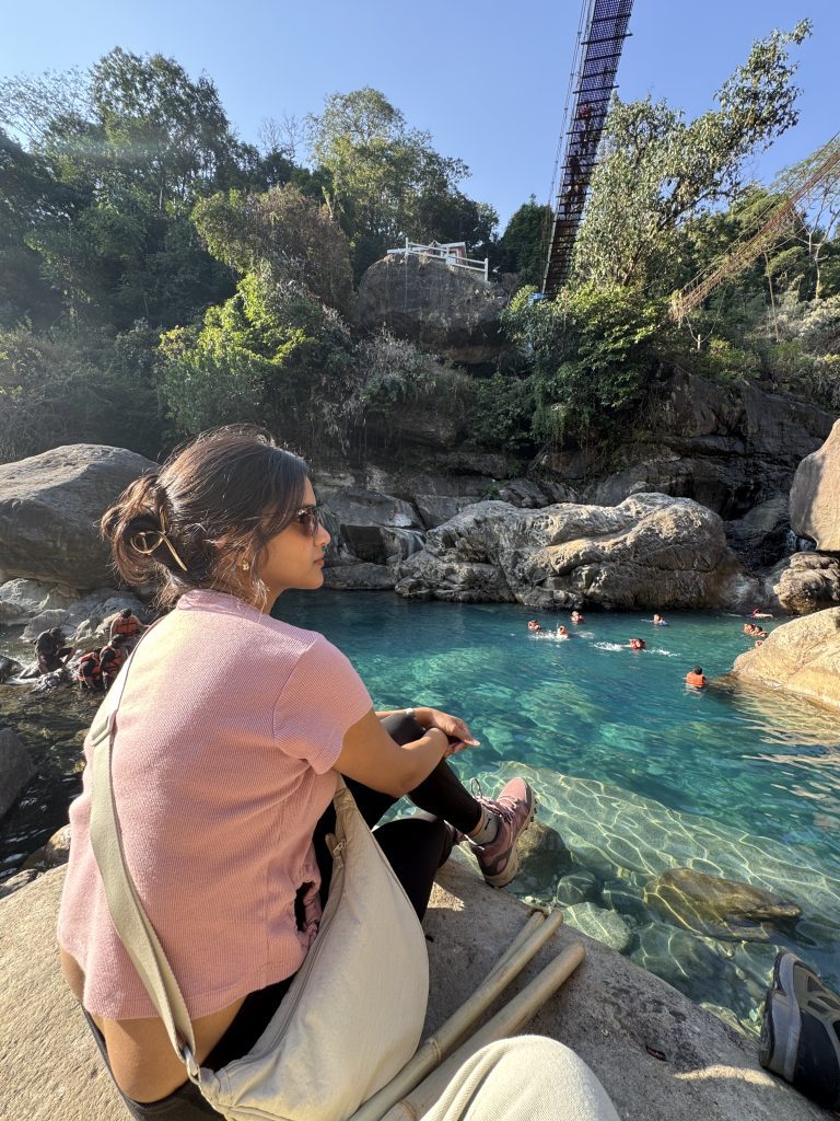Blue Lagoon, on the way to double decker living root bridge