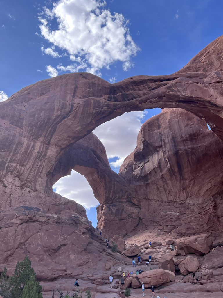 double arch, arches national park