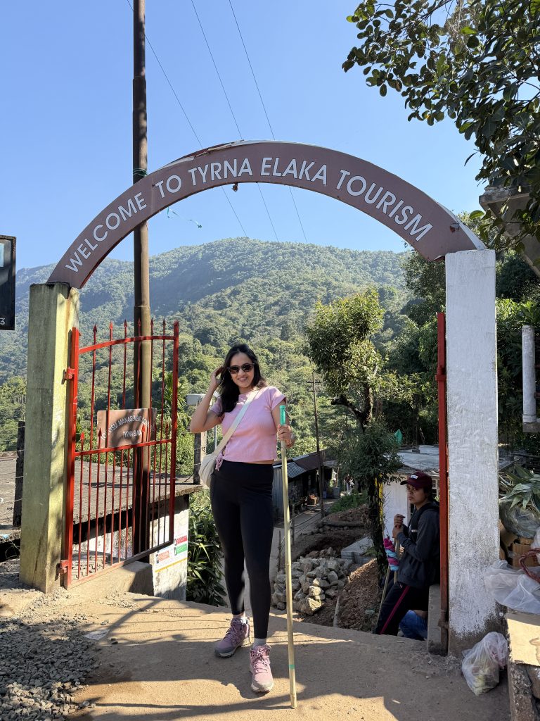 Starting point of Double decker living root bridge trek