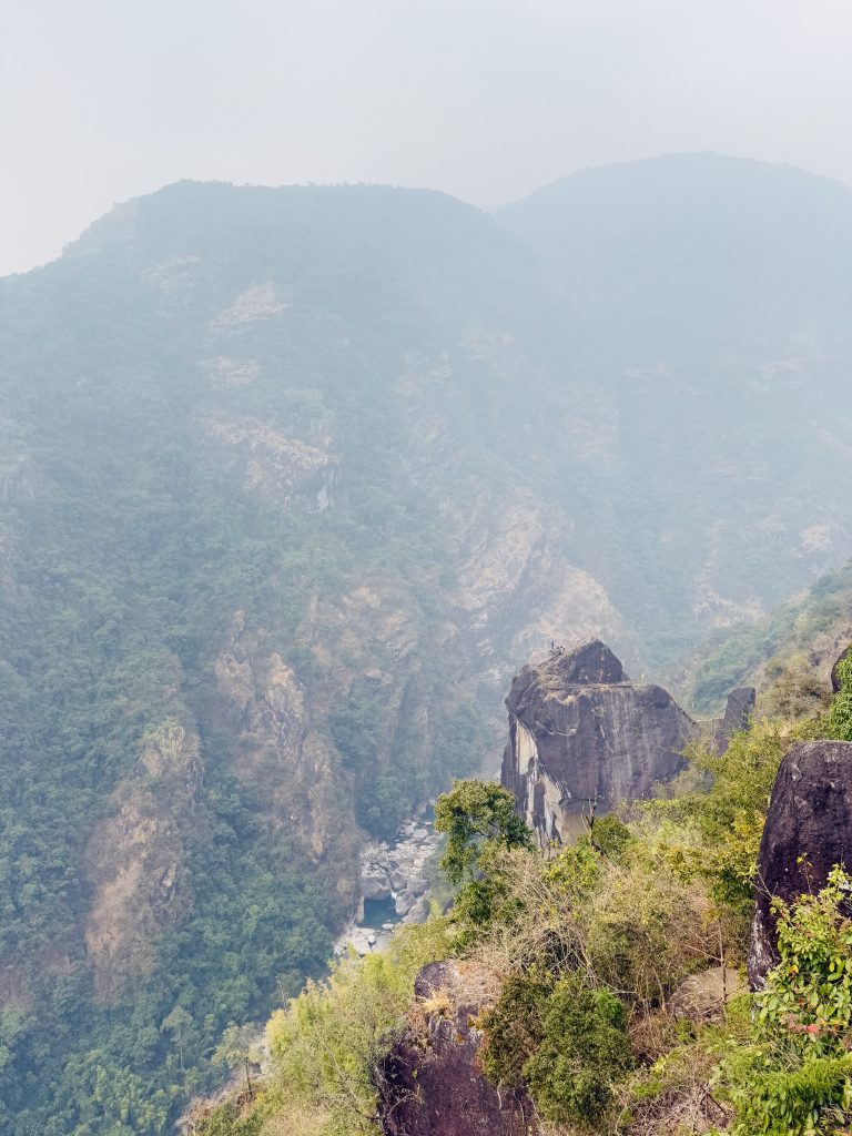 U Mawryngkhang and Kthiang from Mawmoit viewpoint