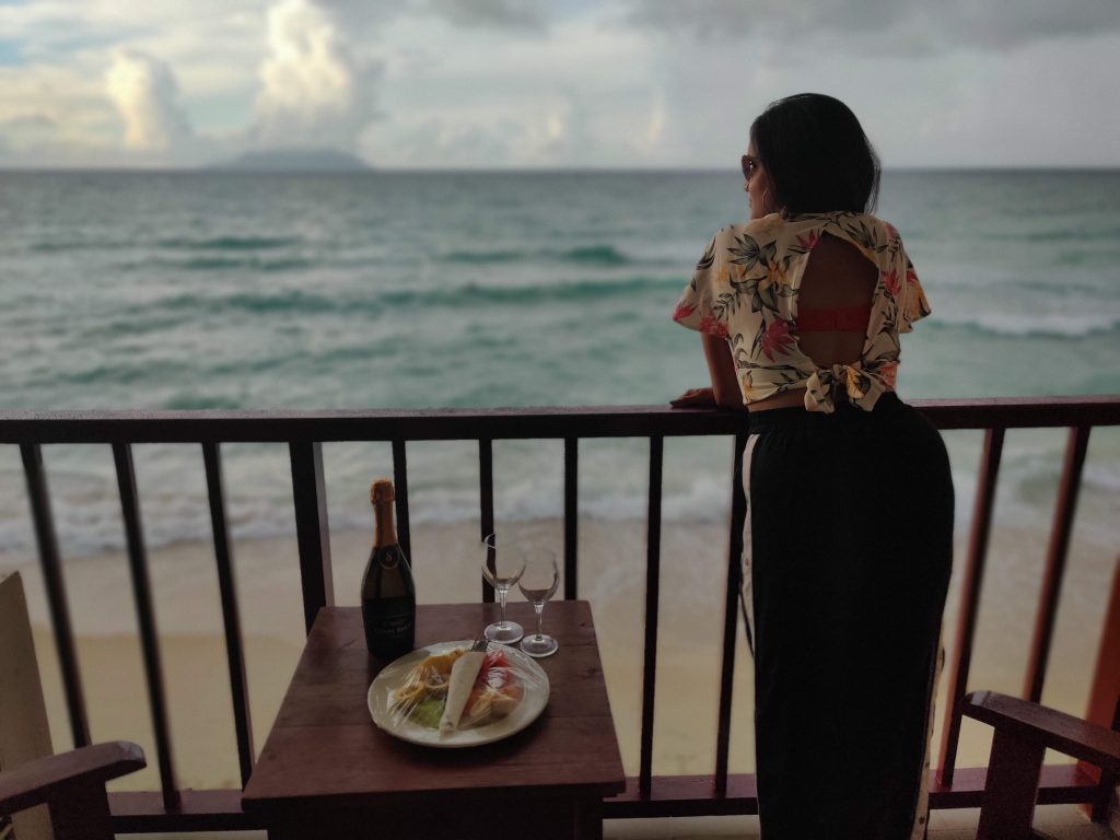 View from our room at Coral Strand