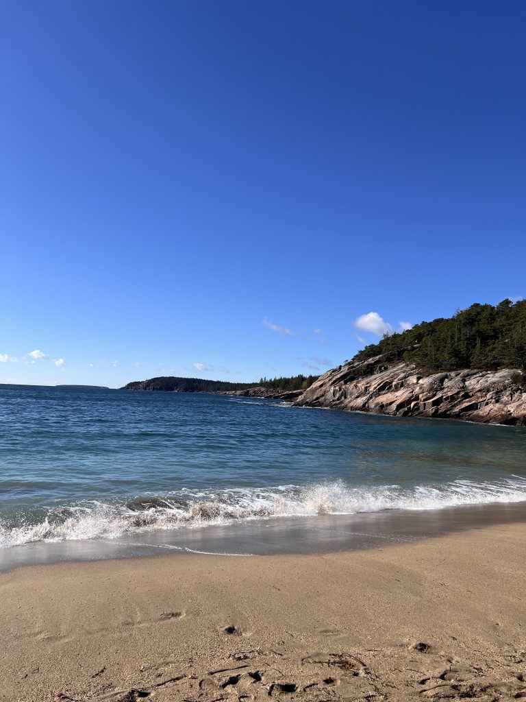Sand beach, acadia itinerary day 2