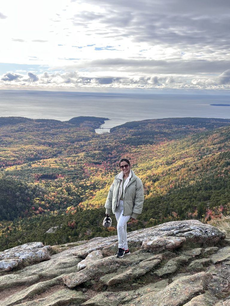 View from Cadillac mountain, acadia itinerary day 3