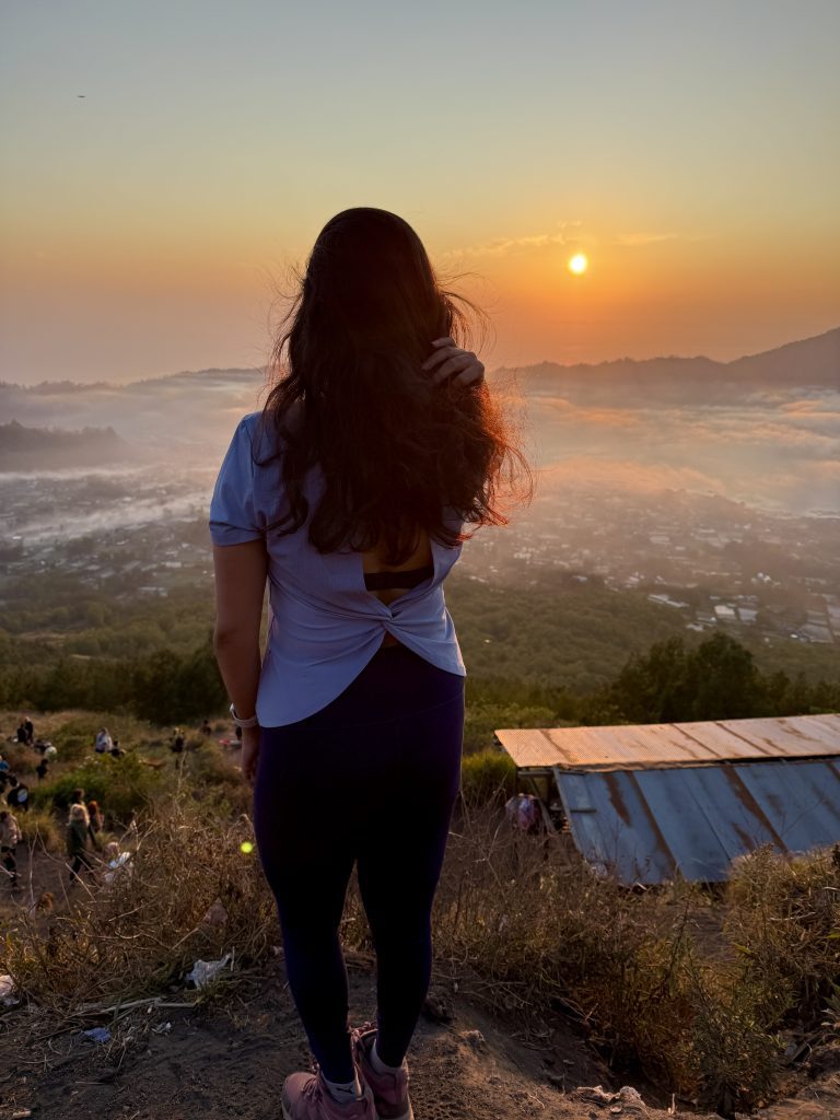 Sunrise from Mount Batur summit